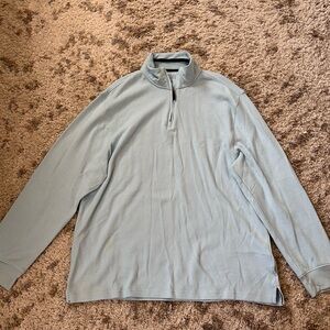 Men’s Club Room Baby Blue Quarter Zip XL
